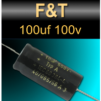 F&T 100uf 100v Capacitors