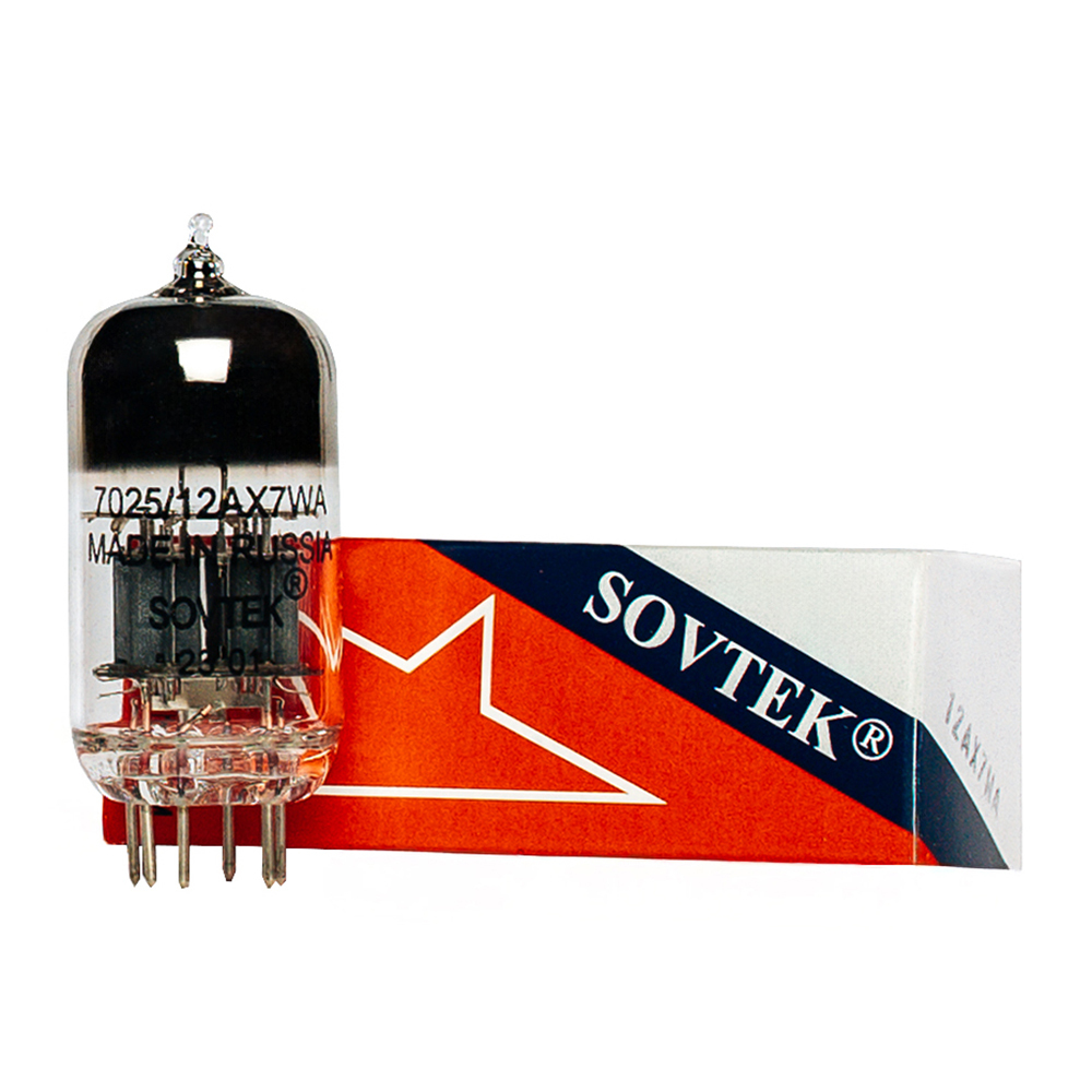 Sovtek 12AX7WA 7025 Premium LowNoise Preamp Tube for Rich, Vintage Tone