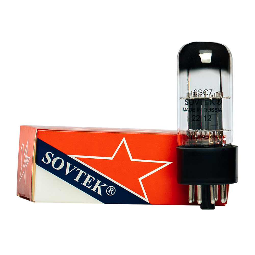 6sc7 6SC7 Sovtek - high gain twin triode octal base Preamp Tube