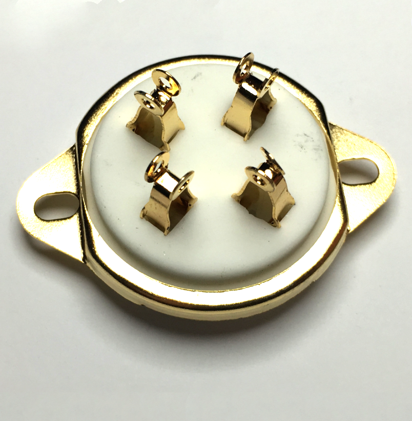 UX 4 Pin Ceramic socket for 300B
