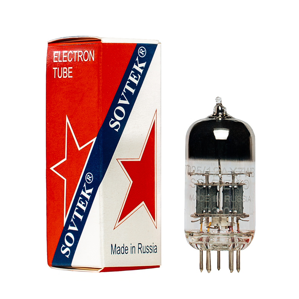 Sovtek 12AX7WB 7025 Premium LowNoise Preamp Tube for Rich, Vintage Tone