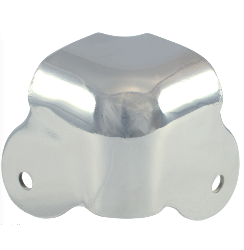 2 Hole Chrome Amp Corners , suits Fenders and other amps and speaker cabs