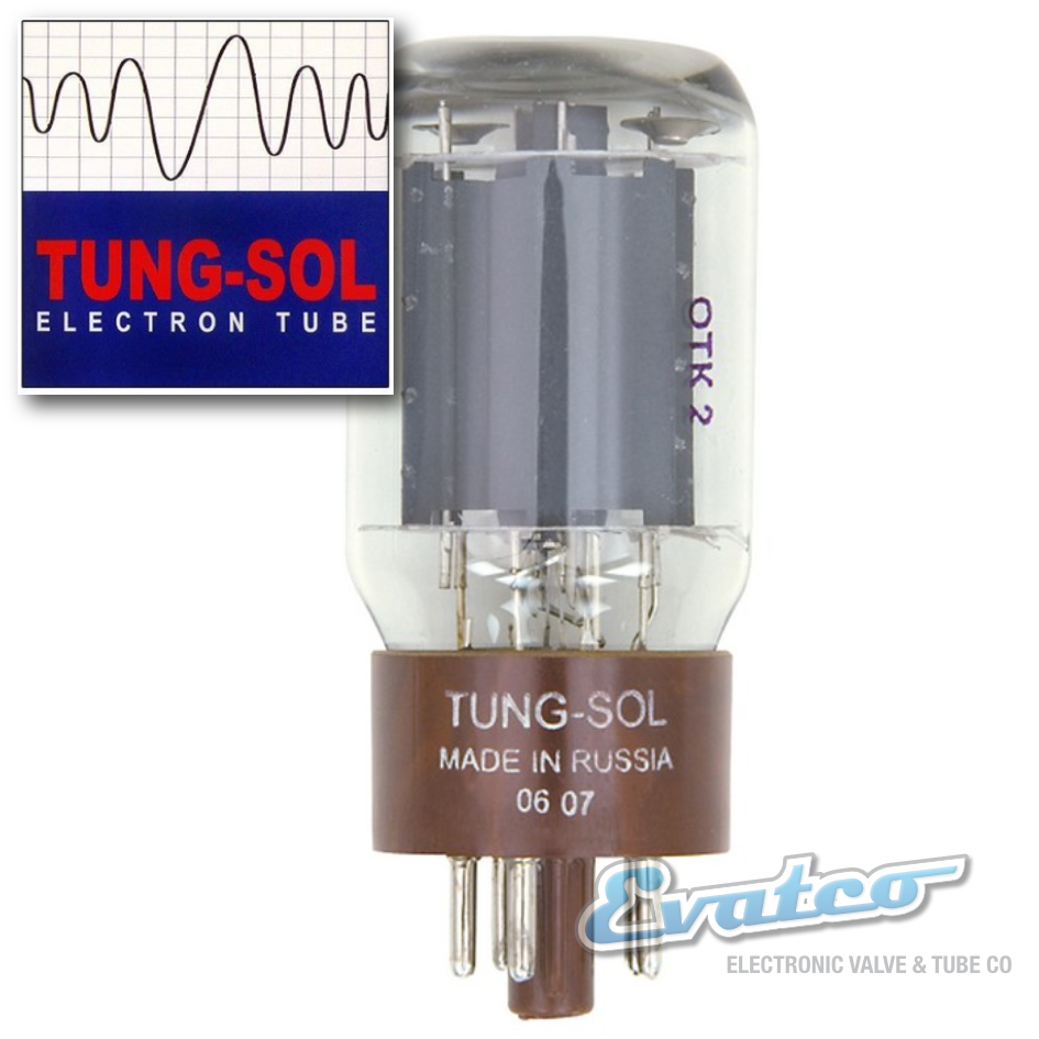 Tung-Sol Factory Platinum Matched PAIR  NEW NIB 5881 6l6 type tubes TWO 