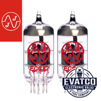 Matched Pair 12AU7 / ECC82 JJ Electronics twin Triode