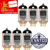 12AX7 / B759 ECC83 Genalex Gold Lion Gold Pin Matched Sextet