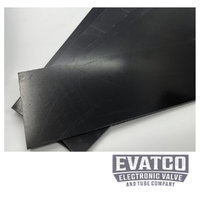 B Grade: 3mm x 80mm x 300mm Black Turret Blank