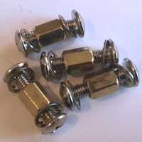 Turret Stand Off Pack 6mm Brass
