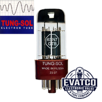 Tung-Sol 6SN7GTB Twin Triode Tube – Vintage Clarity & Depth for Audiophiles | Evatco Australia