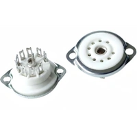 9 Pin Ceramic Socket B9A suits 18mm hole