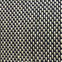 British Weave Black & Tan Grill Cloth - 500mm Length