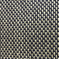 British Weave Black & Tan Grill Cloth