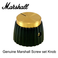 Genuine Marshall® Knob Gold with Brass Insert and Set Screw