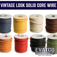 Solid Core Vintage Look Cloth Covered Wire