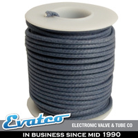 Blue Vintage Look Solid Core Cloth Covered Wire