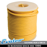 Yellow Vintage Look Solid Core Cloth Covered Wire