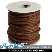 Brown Vintage Look Solid Core Cloth Covered Wire