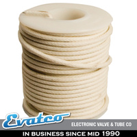 White Vintage Look Solid Core Cloth Covered Wire