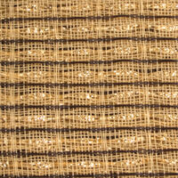 60cm wide Beige Brown, Gold stripe Grill Cloth
