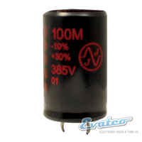 JJ Electronics 100uf 385v Capacitor