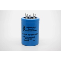 F&T 32+32uf  500v Dual Can Capacitor