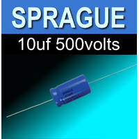 Sprague 10uf 500v Capacitors