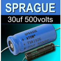 Sprague 30uf 500v Capacitors