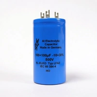 F&T 100+100uf  500v Dual Capacitor