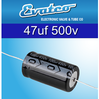EVATCO 47uf 500v Axial Capacitor