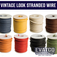 White Vintage Look Cloth Covered Wire Stranded