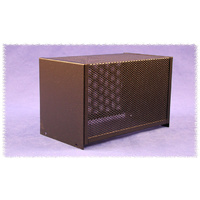 1451-26bk3 Black Steel Perforated Chassis Cover