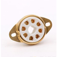 Octal Ceramic Socket For Fender Gold Pin