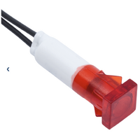 Indicator Light - Red Square, 6V
